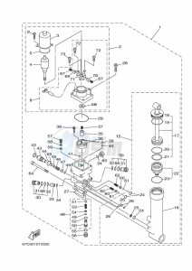 F40BETL drawing POWER-TILT-ASSEMBLY