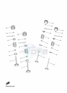 YZ250F (B7BG) drawing VALVE