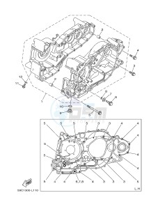 XP500A T-MAX 530 (59C9) drawing CRANKCASE