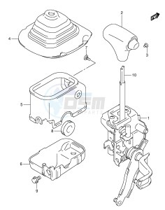 LT-F500F (P24) drawing SHIFT LEVER