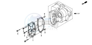 ST1100A drawing SHIFT COVER