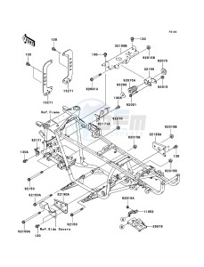 KVF360 KVF360B6F EU drawing Engine Mount