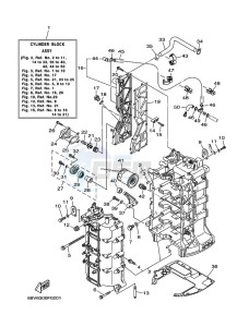 FL115A drawing CYLINDER--CRANKCASE-1