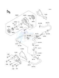 KAF 620 E [MULE 3010 4X4] (E1-E5) [MULE 3010 4X4] drawing WATER PUMP