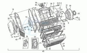 Sport 1100 Carburatori Carburatori drawing Crankcase