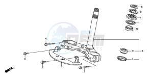 XL1000V drawing STEERING STEM