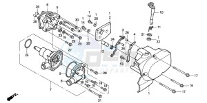 VF750CD drawing WATER PUMP