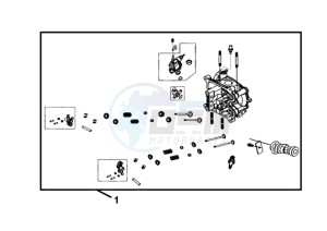 CRUISYM 125I ABS (L8 L9) EU EURO4 drawing CYLINDER HEAD ASSY