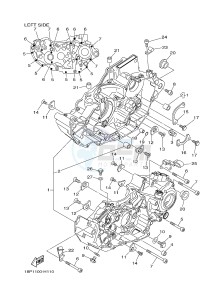 YFZ450R YFZ450RD (18PS 18PP) drawing CRANKCASE