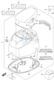 DF 140A drawing Engine Cover