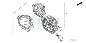 CBR1000RR9 Australia - (U / PSW) drawing METER