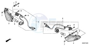 VFR1200FDD VFR1200F Dual Clutch UK - (E) drawing WINKER