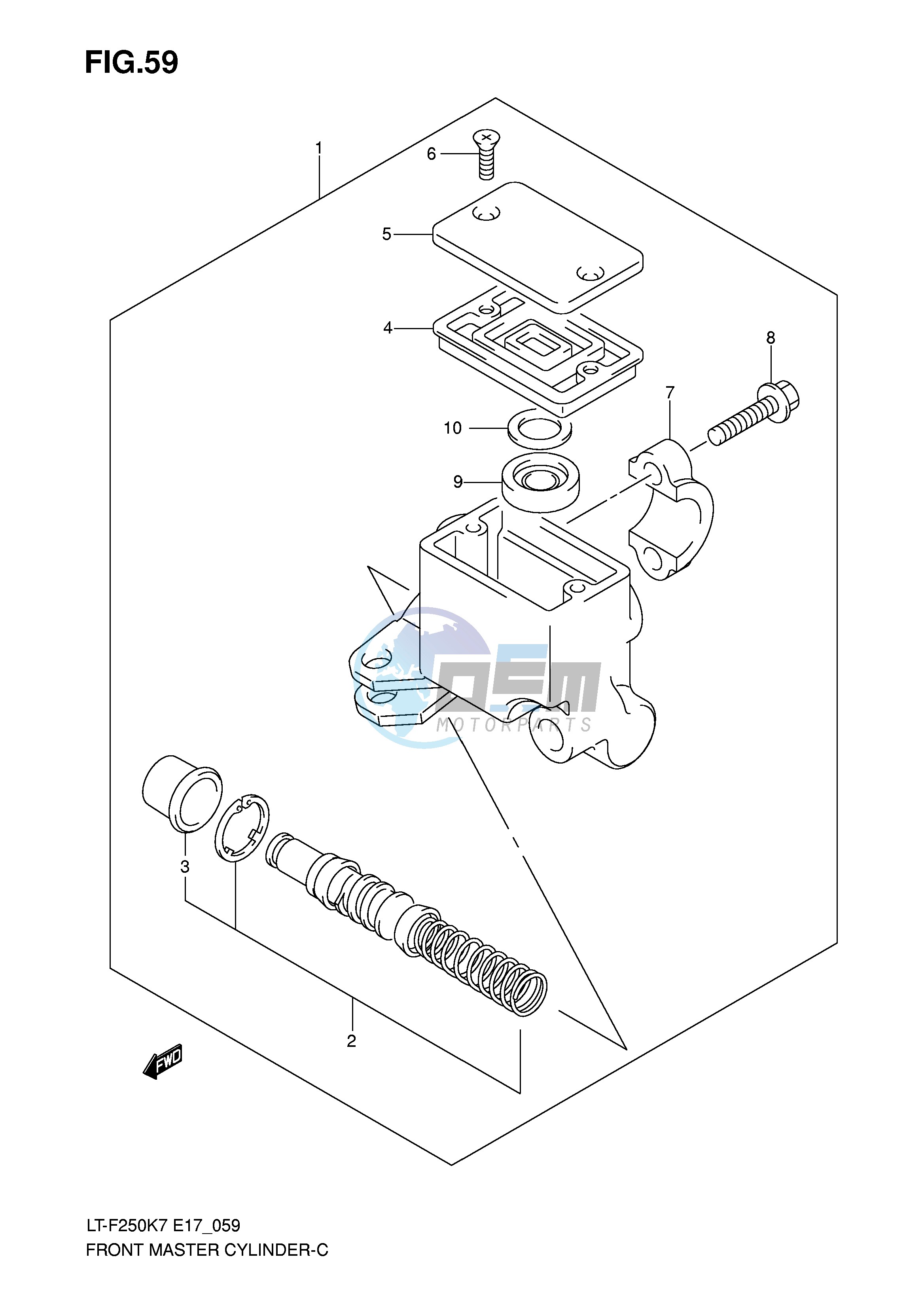 FRONT MASTER CYLINDER