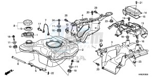 TRX500FA6H Europe Direct - (ED) drawing FUEL TANK