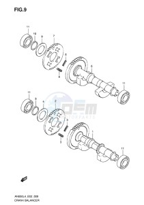 AN650Z ABS BURGMAN EXECUTIVE EU drawing CRANK BALANCER