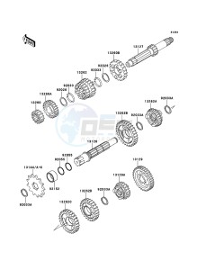 KX85/KX85-<<II>> KX85ADF EU drawing Transmission