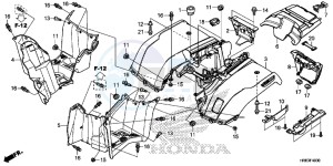 TRX500FA6H Europe Direct - (ED) drawing REAR FENDER