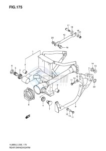 VL800 INTRUDER EU drawing REAR SWINGINGARM