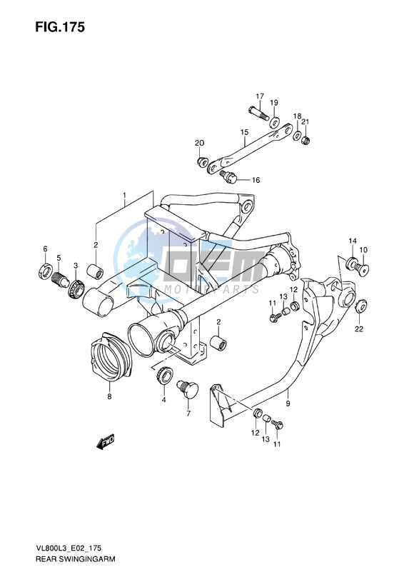 REAR SWINGINGARM