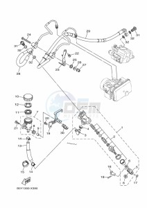 MT-10 MTN1000 (B5Y1) drawing REAR MASTER CYLINDER