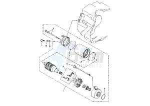 ATV 125 drawing STARTING MOTOR