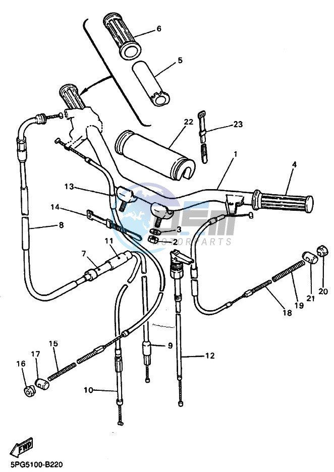 STEERING HANDLE & CABLE