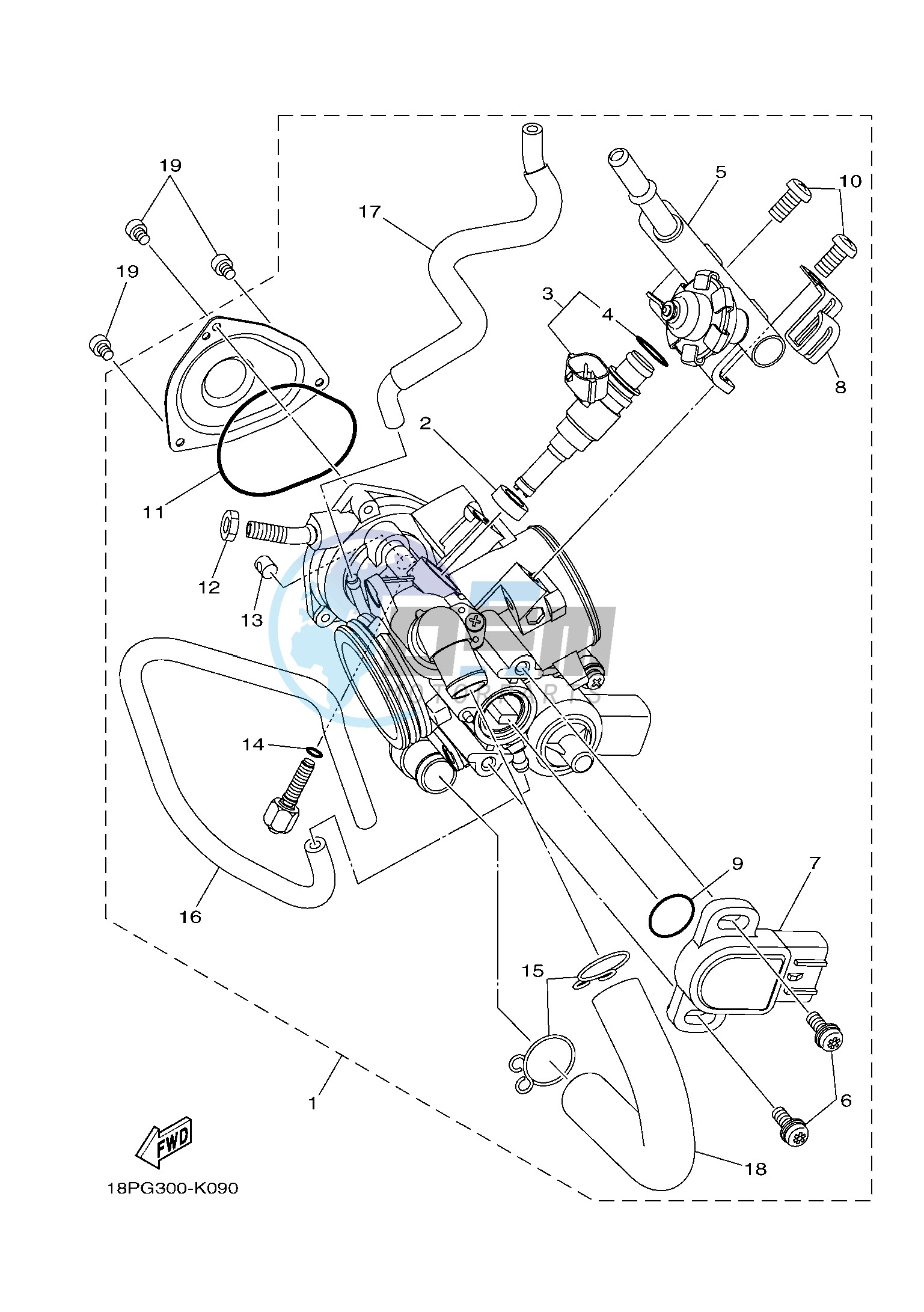 THROTTLE BODY ASSY 1