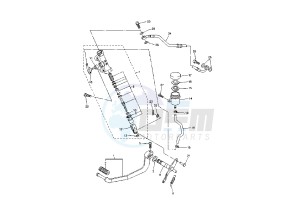 FZ6 600 drawing REAR MASTER CYLINDER