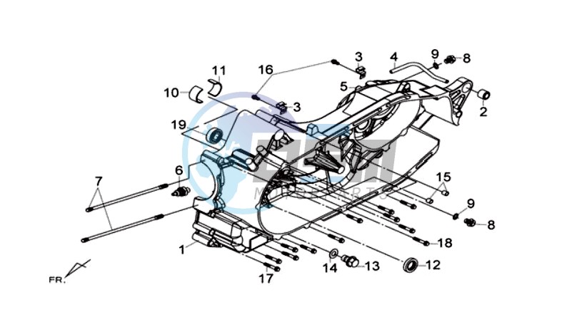 CRANKCASE LEFT