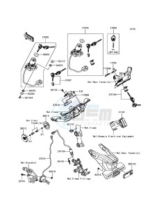 NINJA H2 / NINJA H2 CARBON ZX1000XHFA XX (EU ME A(FRICA) drawing Ignition Switch