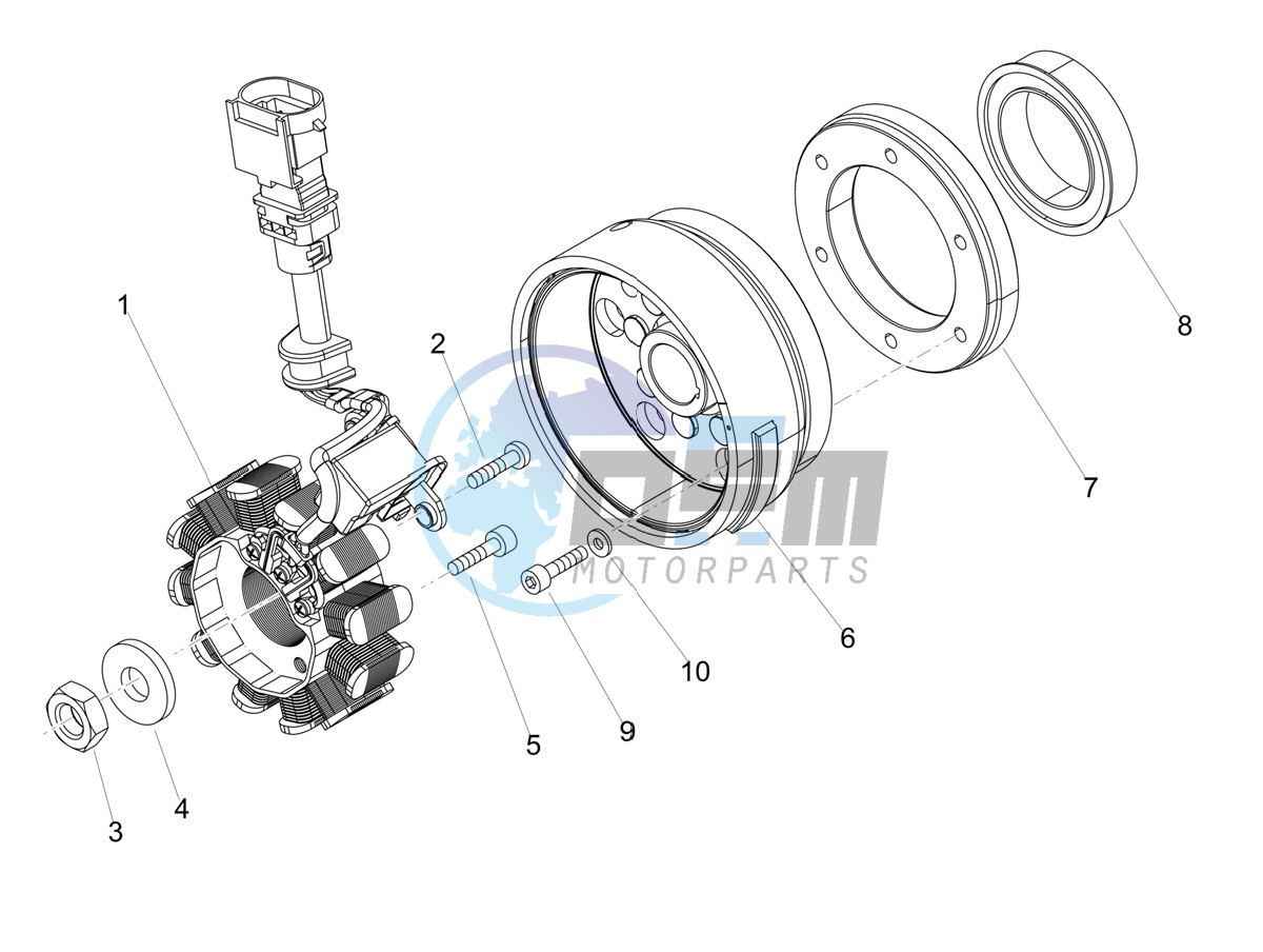 Cdi magneto assy / Ignition unit