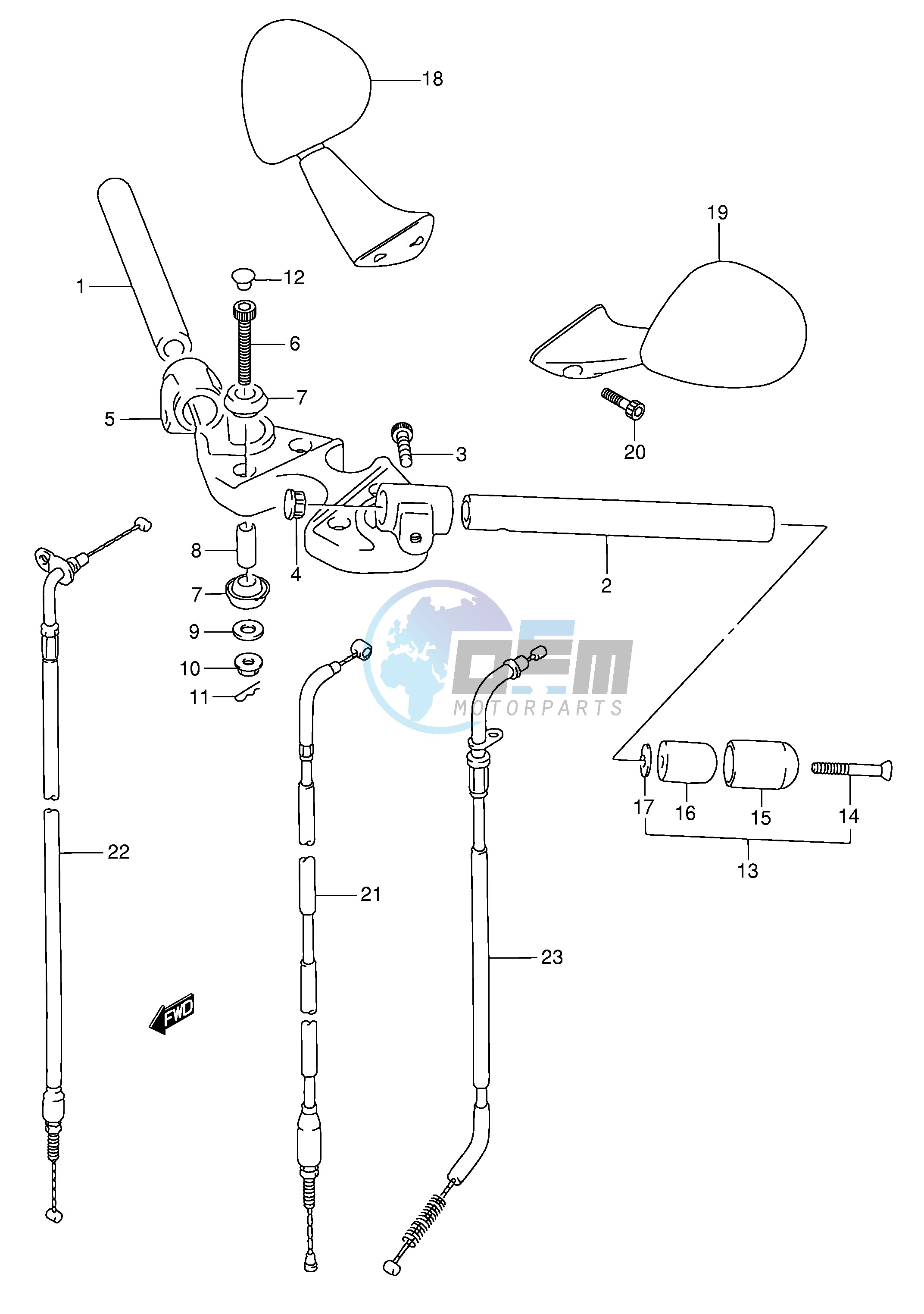 HANDLEBAR (MODEL T)