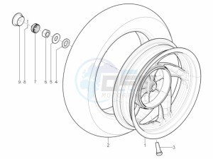 Typhoon 50 4T 4V E2 (NAFTA) USA drawing Rear wheel