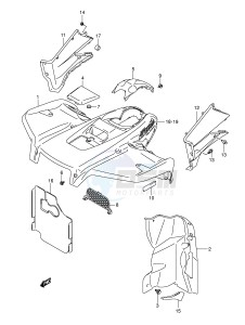 LT-A700X (E28-E33) drawing FRONT FENDER