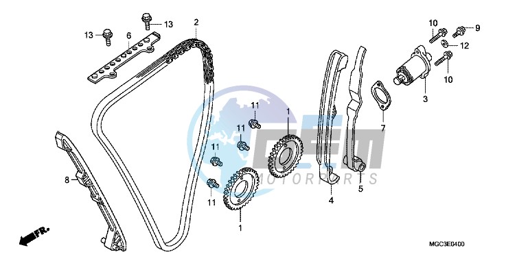 CAM CHAIN/ TENSIONER