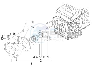 MP3 400 rl Touring drawing Cylinder-piston-wrist pin unit