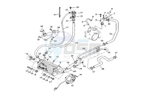 YP R X-MAX 250 drawing COOLING SYSTEM