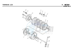 SMX 125 4T drawing T09  CLUTCH