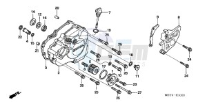 CRF450XC drawing L. CRANKCASE COVER