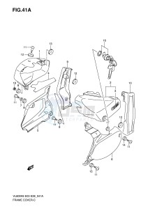 VL800 (E3-E28) VOLUSIA drawing FRAME COVER (VL800CK6)