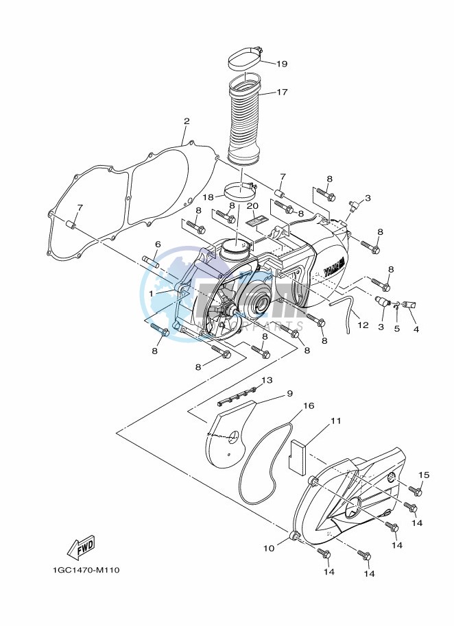 CRANKCASE COVER 1