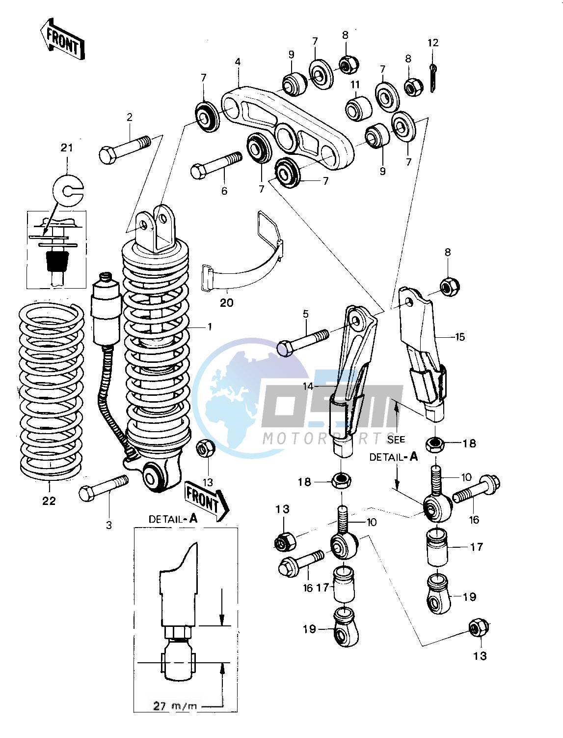 REAR SUSPENSION_SHOCK ABSORBER -- KX250-A6- -