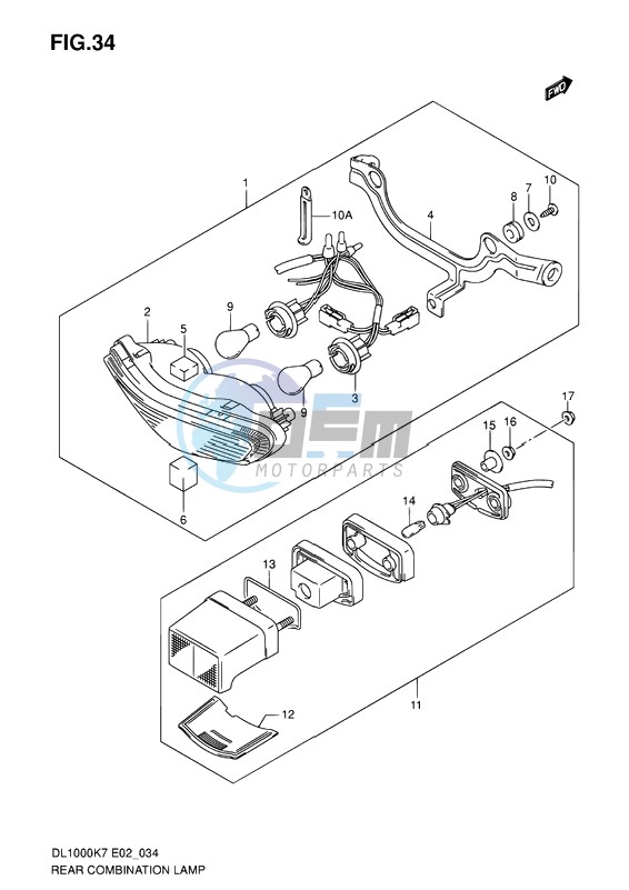 REAR COMBINATION LAMP