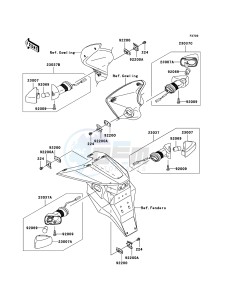 Z750S ZR750K6F FR GB XX (EU ME A(FRICA) drawing Turn Signals