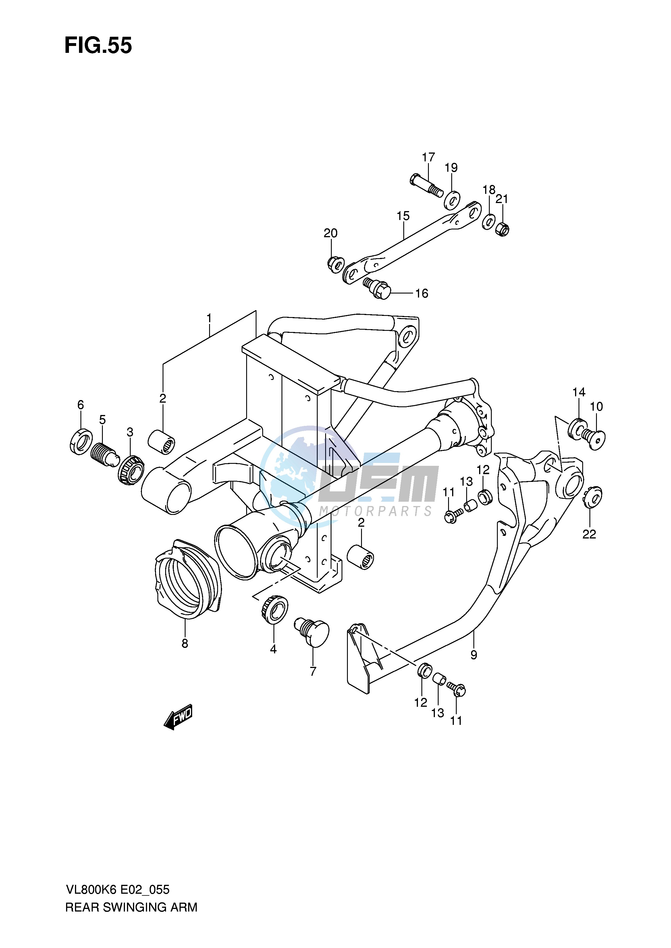 REAR SWINGING ARM