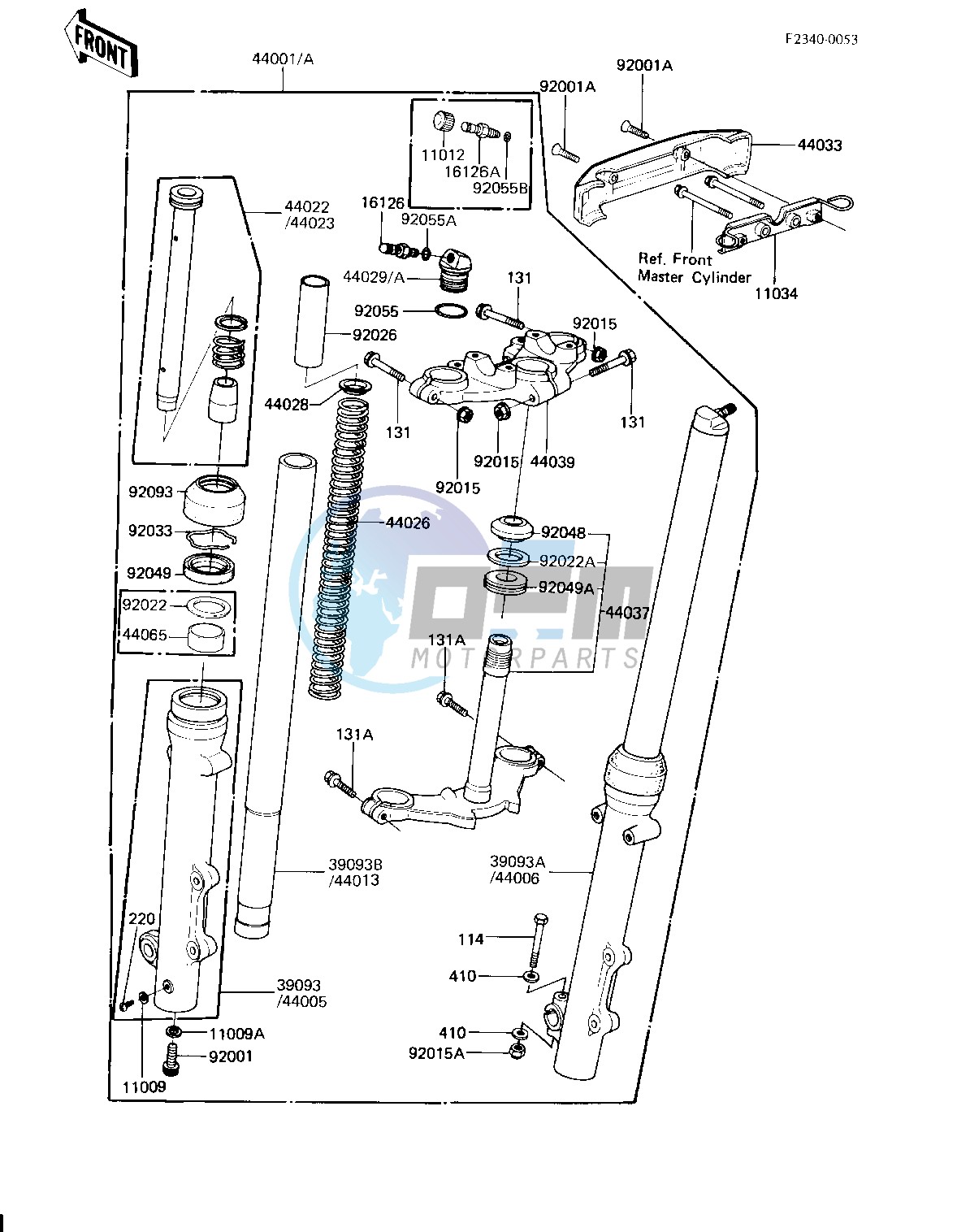 FRONT FORK -- KZ750-H2_H3- -