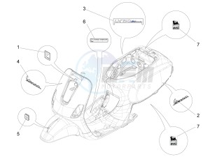 LX 150 4T 3V ie drawing Plates - Emblems