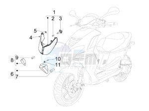 NRG 50 power DT serie speciale (D) Germany drawing Head lamp - Turn signal lamps