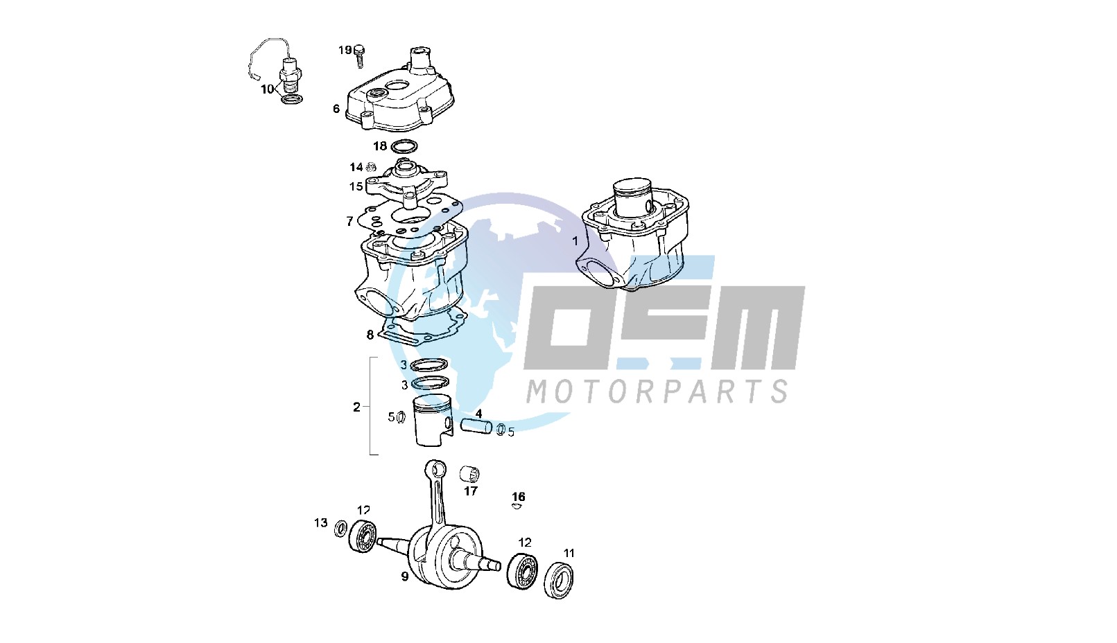 CRANKSHAFT - CYLINDER