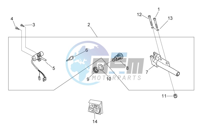 Lock hardware kit - Decals